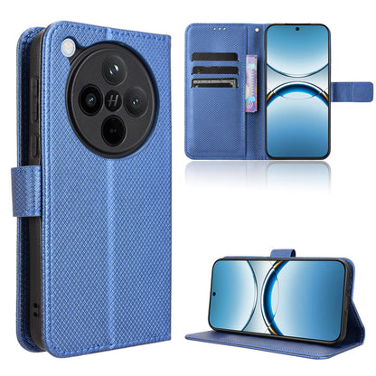 Wallet Case for OPPO Find X8, Blue