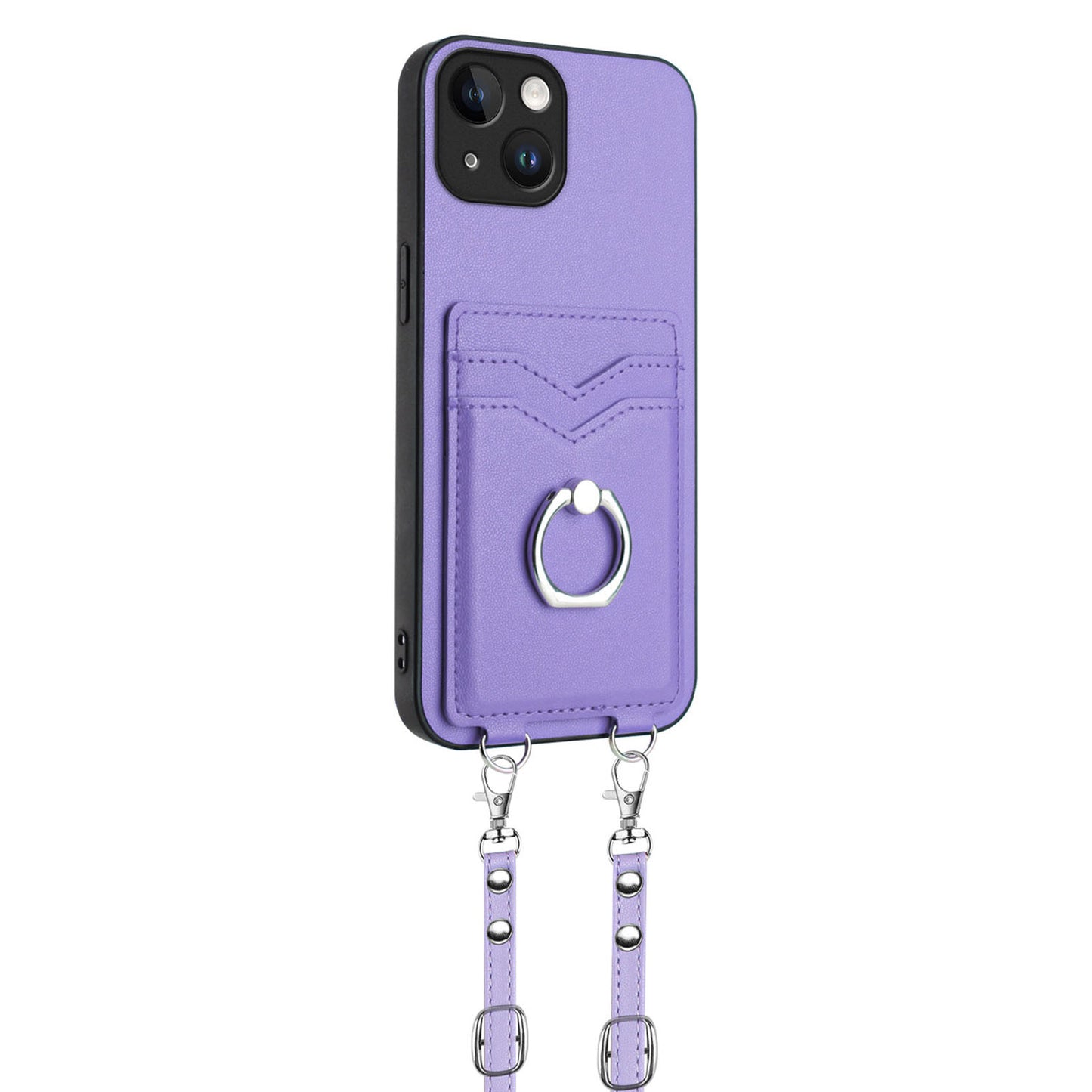 Ring Case for iPhone 15, Purple