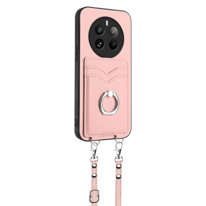 Ring Case for Realme 12+ 5G, Rose Gold