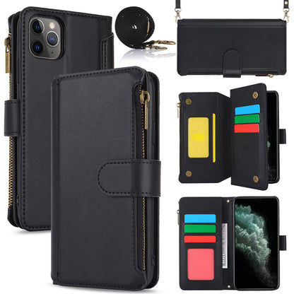 for iPhone 11 Pro Wallet Case with RFID Blocking, Black