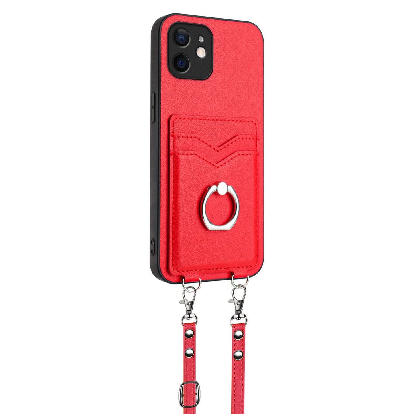 Ring Case for iPhone 12, Red