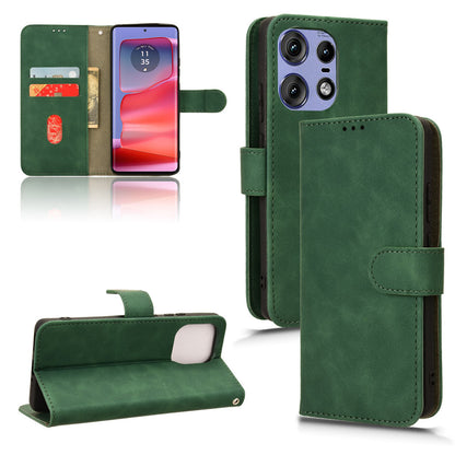 Wallet Case with Card Holder Flip Magnetic Protective Cover for Motorola Edge 50 Pro, Green