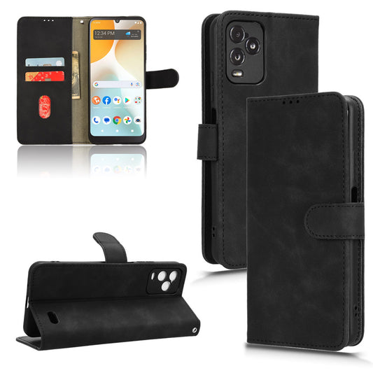 Wallet Case with Card Holder Flip Magnetic Protective Cover for BLU View 5 Pro, Black