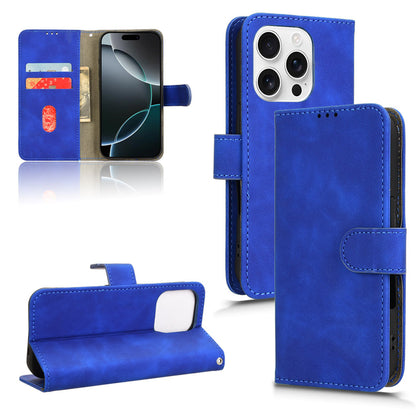 Wallet Case with Card Holder Flip Magnetic Protective Cover for iPhone 16 Pro, Blue