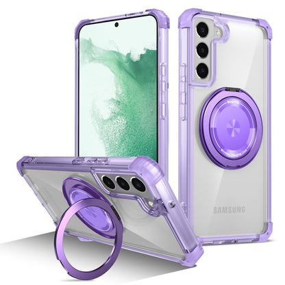 Samsung Galaxy S22 Case, Built in 360¡ã Magnetic Stand, Compatible with Magsafe, Purple