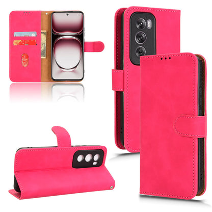 Wallet Case with Card Holder Flip Magnetic Protective Cover for OPPO Reno12 5G, Pink