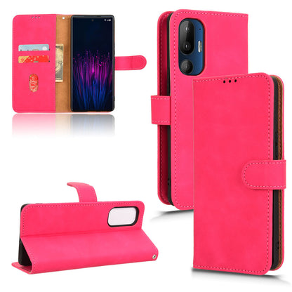 Wallet Case with Card Holder Flip Magnetic Protective Cover for HTC U24 Pro, Pink