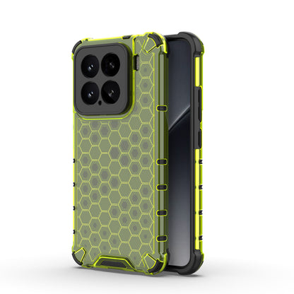 Xiaomi 15 Four Corner Thickening Anti Yellow Anti-Scratch Case, Green