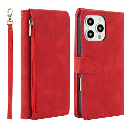 Zipper Wallet Case for iPhone 16 Pro Max