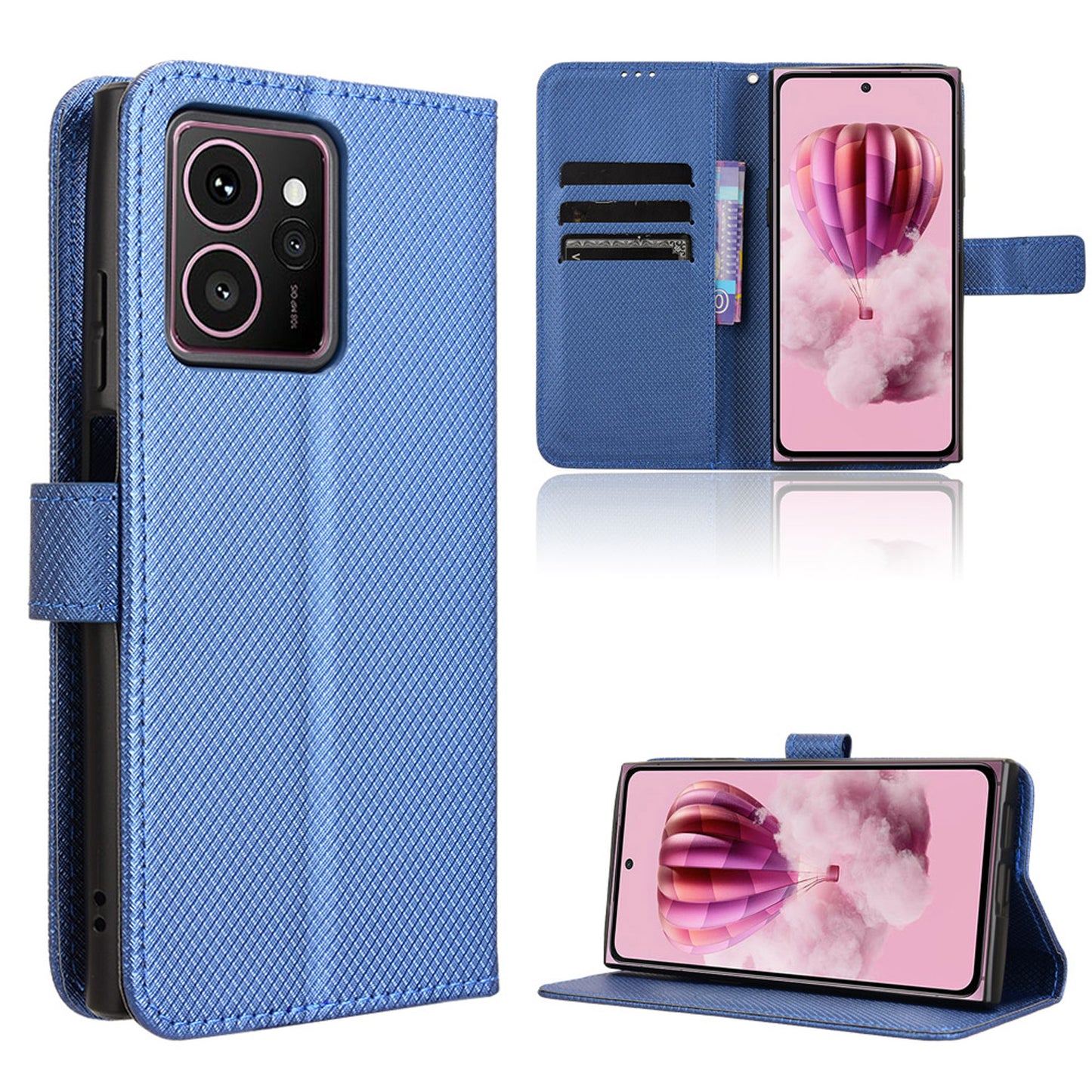 Wallet Case for HMD Skyline, Blue