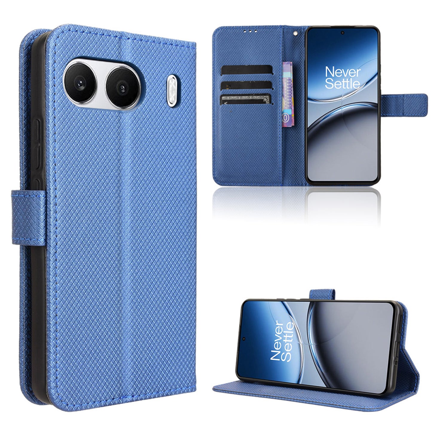 Wallet Case for OnePlus Nord 4, Blue