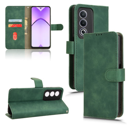 Wallet Case with Card Holder Flip Magnetic Protective Cover for OPPO A3 Pro 5G, Green