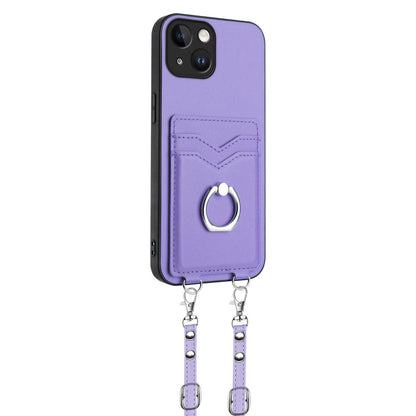 Ring Case for iPhone 15 Plus, Purple