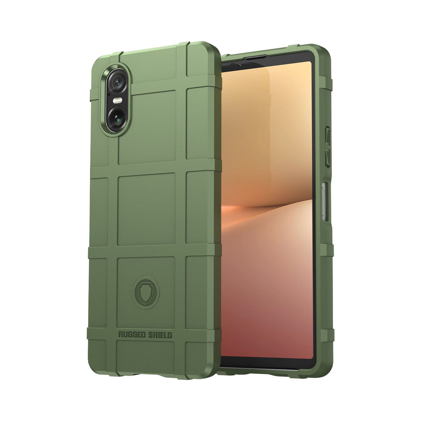 TPU Thick Solid Armor Tactical Protective Case for Sony Xperia 10 VI 2024, Green