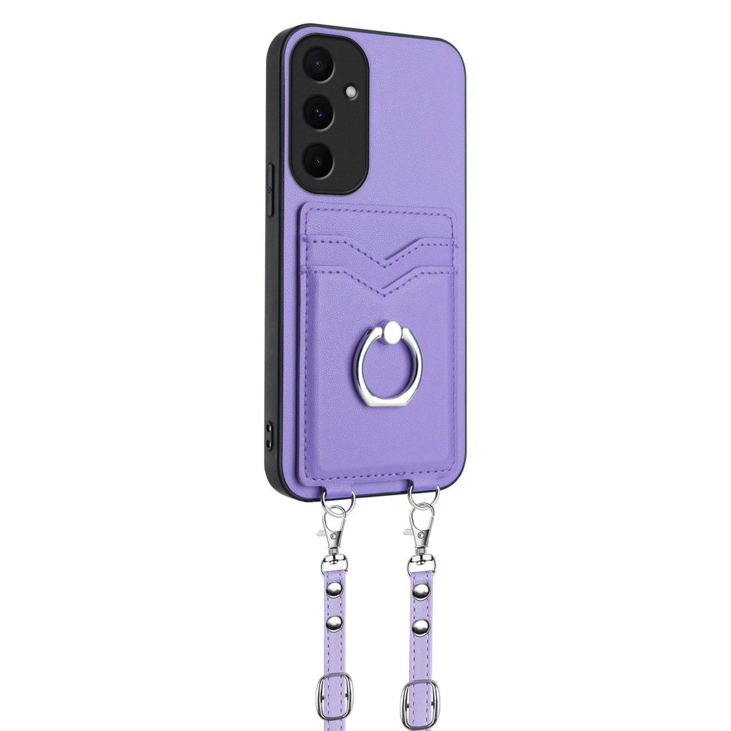 Ring Case for Samsung Galaxy A55 5G, Purple