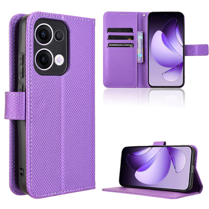 Wallet Case for OPPO Reno13 5G, Purple