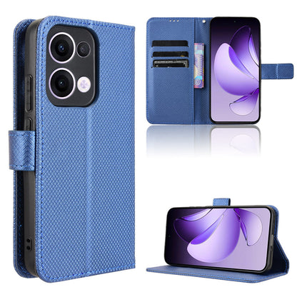 Wallet Case for OPPO Reno13 5G, Blue