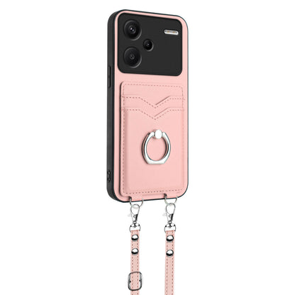 Ring Case for Xiaomi Redmi Note 13 Pro Plus 5G, Rose Gold