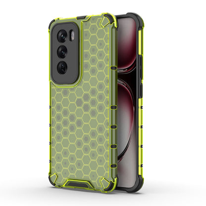 OPPO Reno12 5G Four Corner Thickening Anti Yellow Anti-Scratch Case, Green