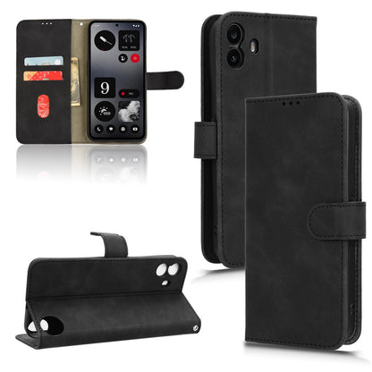 Wallet Case with Card Holder Flip Magnetic Protective Cover for Nothing CMF Phone 1, Black