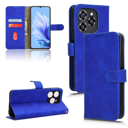 Wallet Case with Card Holder Flip Magnetic Protective Cover for Oukitel C50, Blue