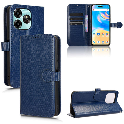 Slim Flip Polka-Dots Phone Case with Card Holder for UMIDIGI G6 5G, Blue