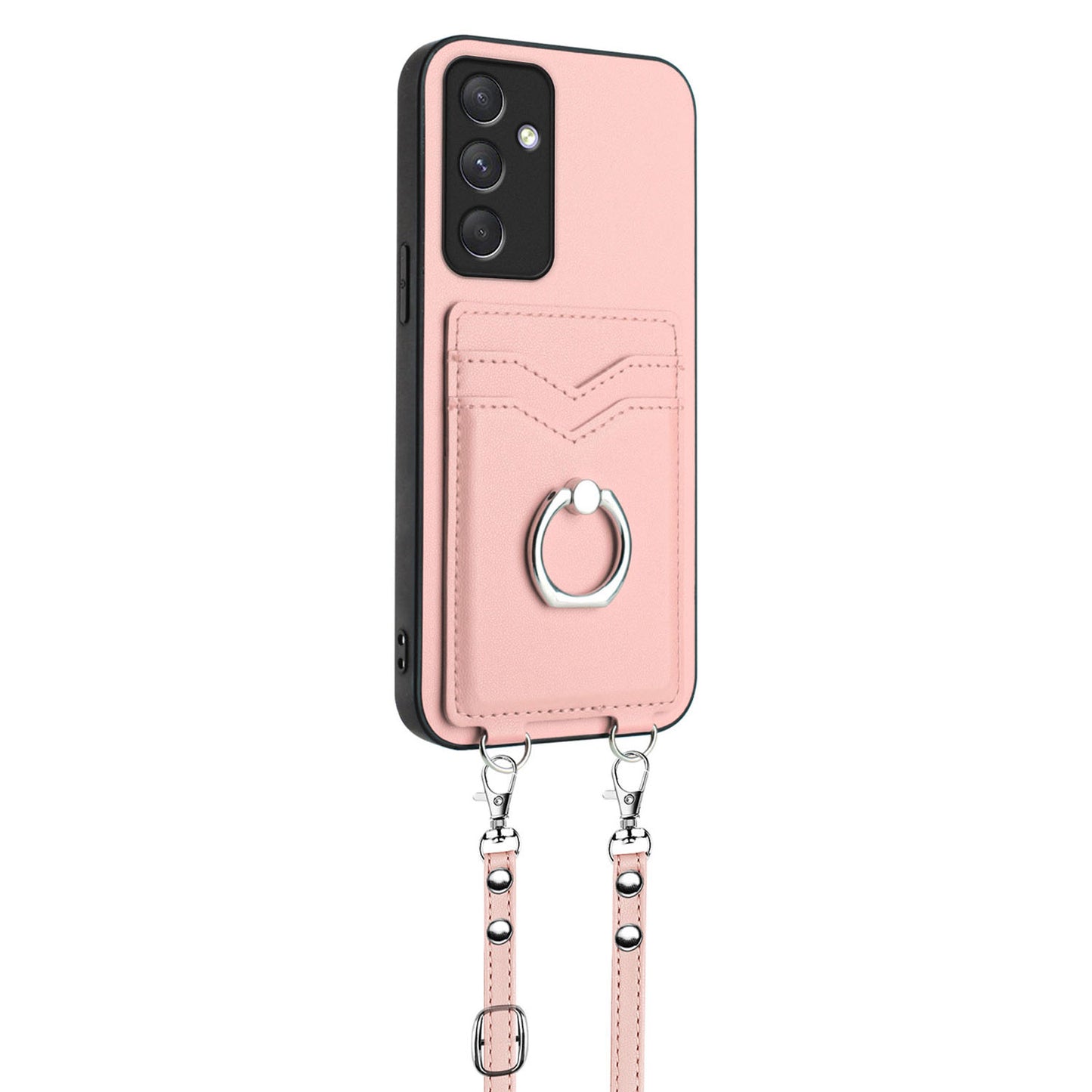 Ring Case for Samsung Galaxy A54 5G, Rose Gold