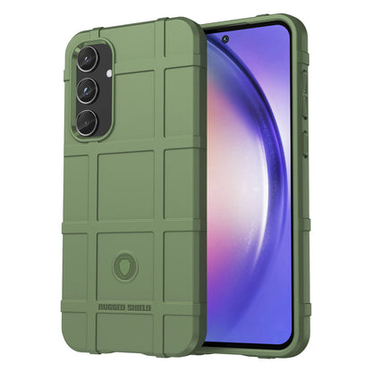 TPU Thick Solid Armor Tactical Protective Case for Samsung Galaxy A55 5G, Green