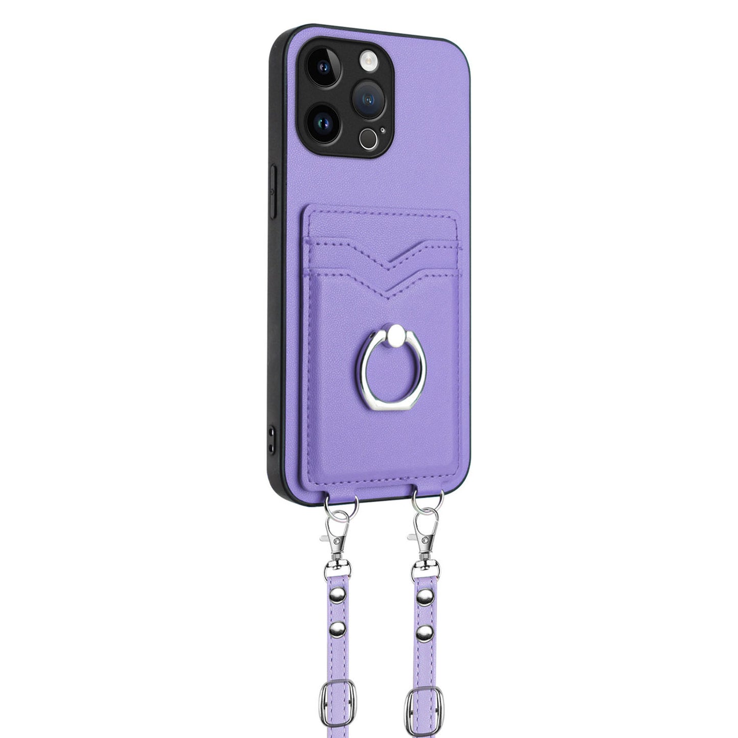 Ring Case for iPhone 15 Pro Max, Purple