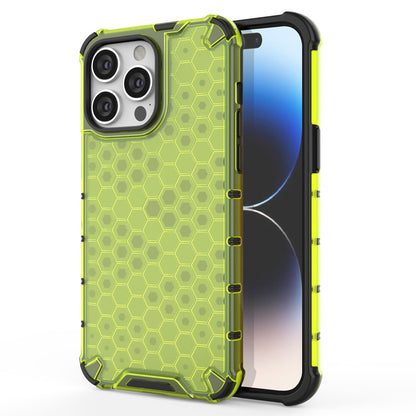 iPhone 14 Pro Max Four Corner Thickening Anti Yellow Anti-Scratch Case, Green