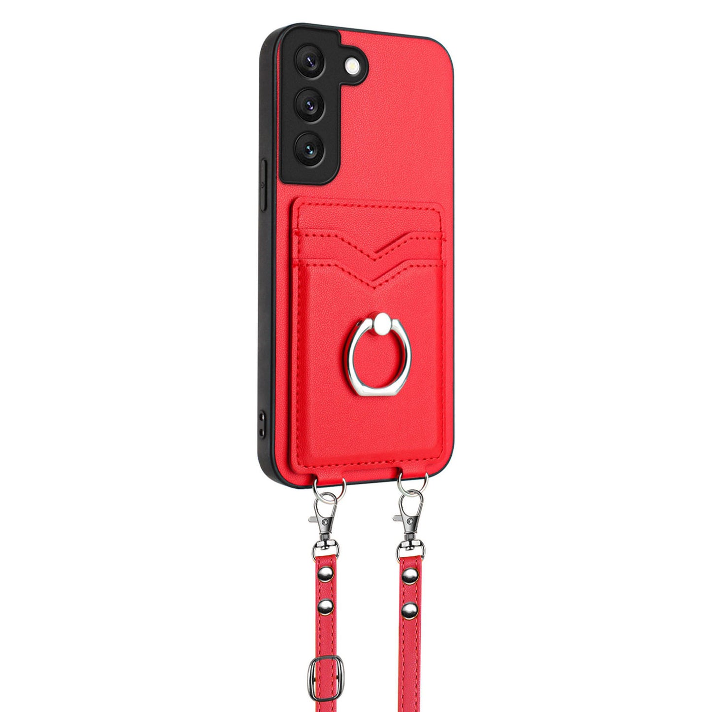 Ring Case for Samsung Galaxy S21 FE 5G, Red