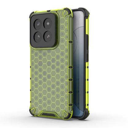 Xiaomi 14 Pro Four Corner Thickening Anti Yellow Anti-Scratch Case, Green