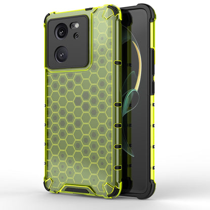 Xiaomi 13T Pro Four Corner Thickening Anti Yellow Anti-Scratch Case, Green