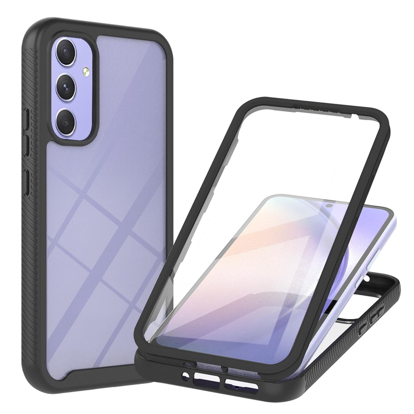 Shockproof Full Body Hard Case with Built-in Screen Protector Cover for Samsung Galaxy A34 5G