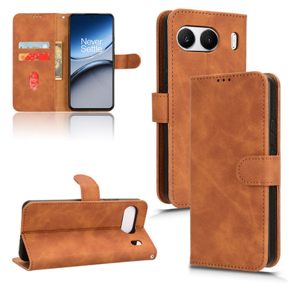 Wallet Case with Card Holder Flip Magnetic Protective Cover for OnePlus Nord 4, Brown