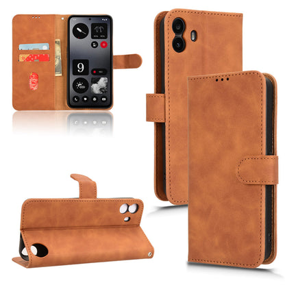 Wallet Case with Card Holder Flip Magnetic Protective Cover for Nothing CMF Phone 1, Brown