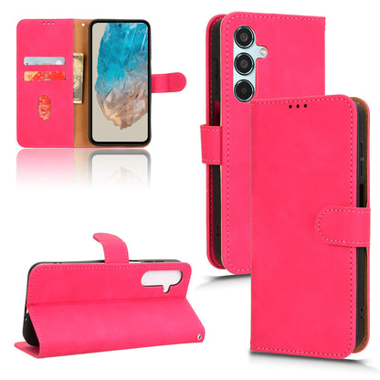 Wallet Case with Card Holder Flip Magnetic Protective Cover for Samsung Galaxy M35 5G, Pink