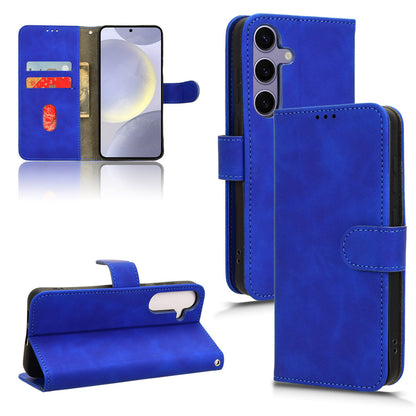 Wallet Case with Card Holder Flip Magnetic Protective Cover for Samsung Galaxy S24 FE, Blue