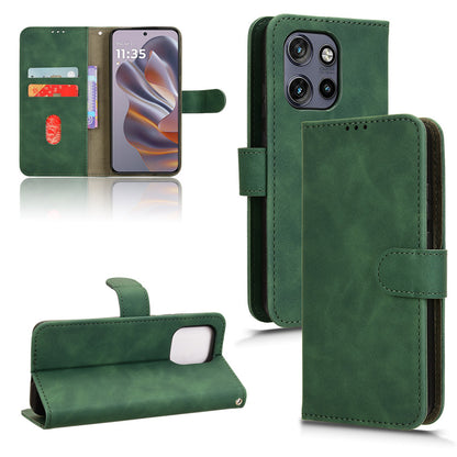 Wallet Case with Card Holder Flip Magnetic Protective Cover for Motorola Edge 50 Neo, Green