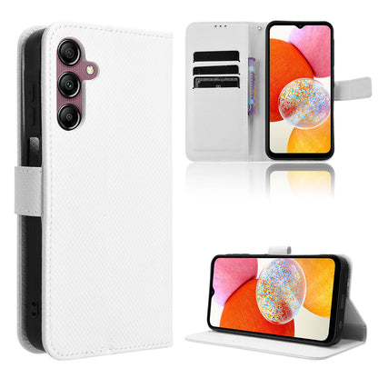 Wallet Case with Credit Card Holder PU Leather Flip Folio Phone Cover for Samsung Galaxy A15 5G, White