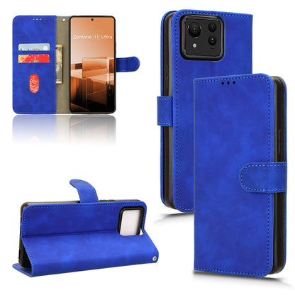 Wallet Case with Card Holder Flip Magnetic Protective Cover for Asus Zenfone 11 Ultra, Blue