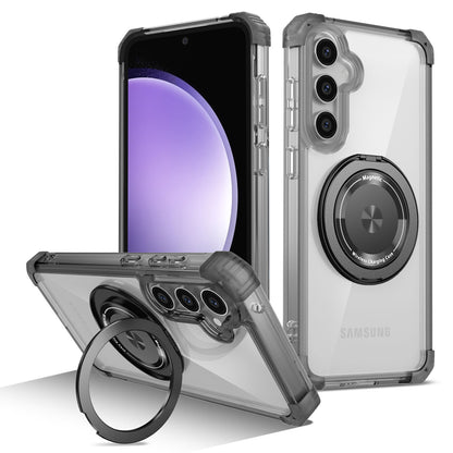 Samsung Galaxy S23 FE Case, Built in 360¡ã Magnetic Stand, Compatible with Magsafe, Black