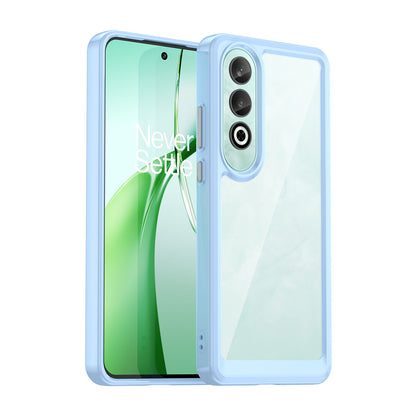 Hard Back Soft Bumper Protective Case for OnePlus Nord CE4, Blue