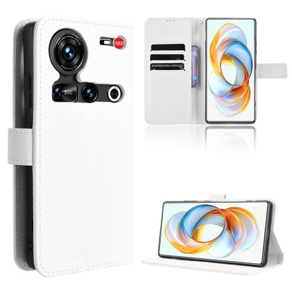 Wallet Case for ZTE nubia Z70 Ultra, White