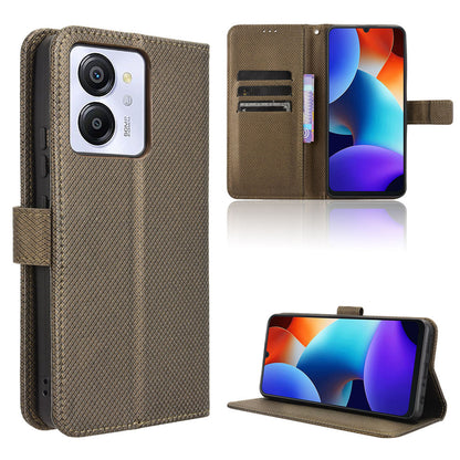 Wallet Case for Blackview COLOR 8, Bronzed