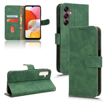 Wallet Case with Card Holder Flip Magnetic Protective Cover for Samsung Galaxy A15 5G, Green