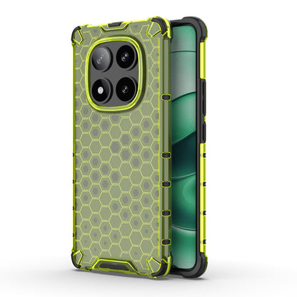 Redmi Note 14 Pro 5G Four Corner Thickening Anti Yellow Anti-Scratch Case, Green