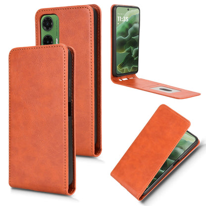 Moto G35 5G Flip Case | Sxiakai Series, Brown