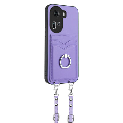 Ring Case for OPPO Reno11 5G, Purple