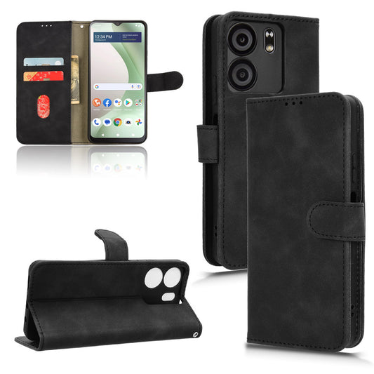 Wallet Case with Card Holder Flip Magnetic Protective Cover for BLU View 5, Black